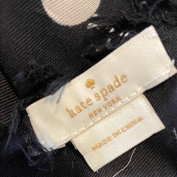 Kate Spade Black with Cream Polka Dots - Picture 4 of 7